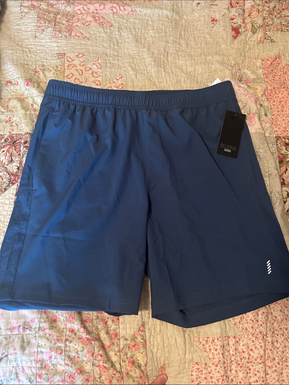 Balance Collection Men's Athletic Shorts - Navy Blue